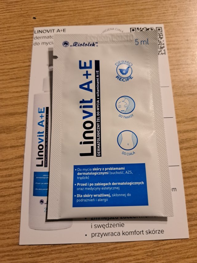 Linovit A+E Linovit A+E, Żel do mycia twarzy i ciała