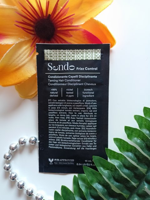 Sendo Odżywka do włosów, Taming, Zapobiegająca puszeniu się włosów