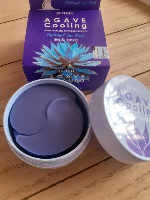 Petitfee Hydrożelowe płatki pod oczy, Agave Cooling Hydrogel Eye Mask, Kojące