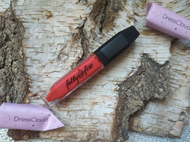 Follyfire Pomadka do ust w płynie, Long-Lasting Liquid Shimmer Lipstick, Banter