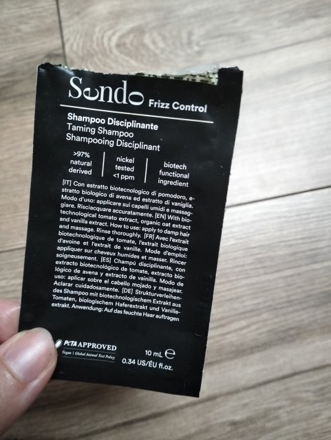 Sendo Szampon do włosów, Frizz Control, Zapobiegający puszeniu się włosów 