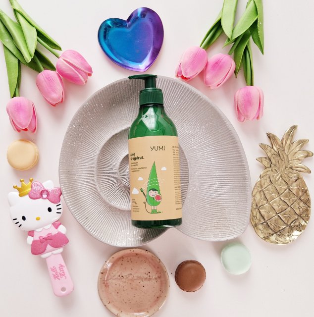 Yumi Żel pod prysznic, Aloes + Grejpfrut 
