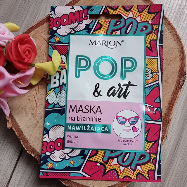 Marion Pop & Art, Maska na tkaninie, Nawilżająca