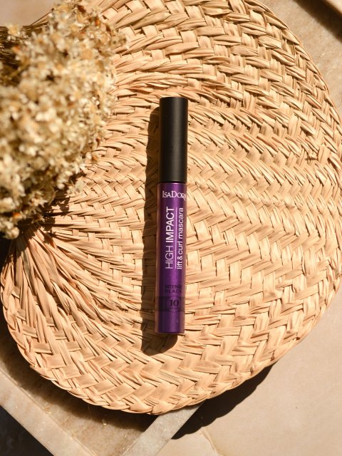 IsaDora High Impact, Lift & Curl, Tusz do rzęs, Intense Black