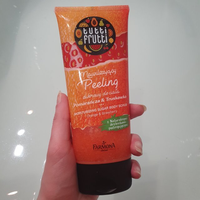 Farmona Tutti Frutti peeling cukrowy truskawka pomarańcza