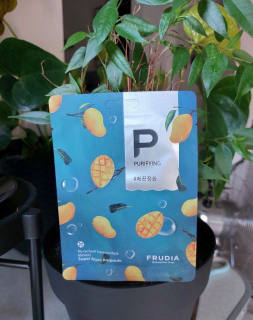 Frudia Maska do twarzy w płacie, Oczyszczająca, Mango