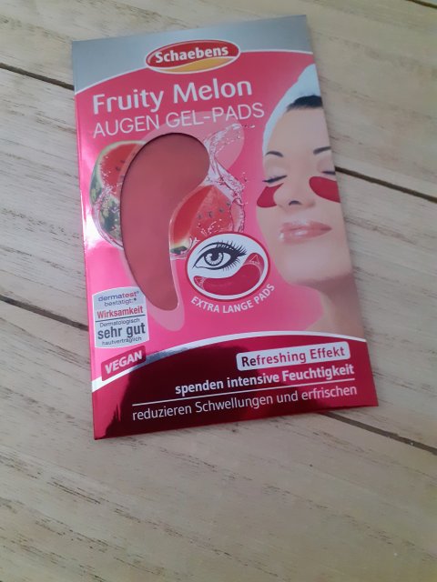 Schaebens Płatki pod oczy, Hydrożelowe, Fruity Melon