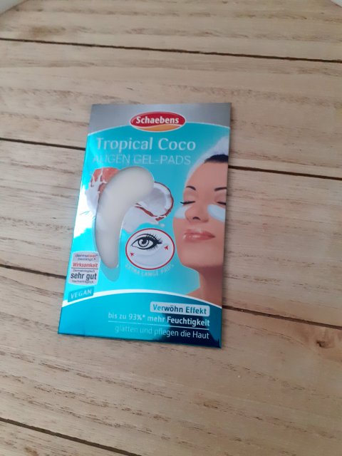 Schaebens Płatki pod oczy, Hydrożelowe, Tropical Coco