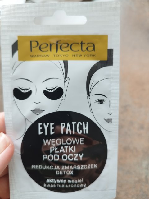 Perfecta Eye Patch, Płatki pod oczy, Węglowe, Redukcja zmarszczek, Detox