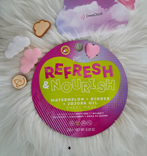 PS... Maseczka do twarzy w płacie, Refresh Nouris