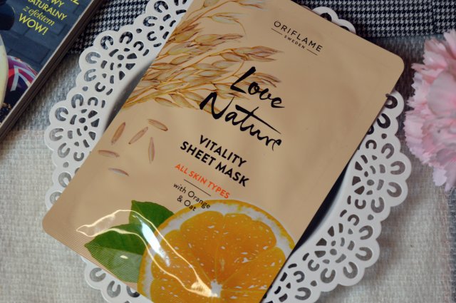 maska w płachcie Oriflame