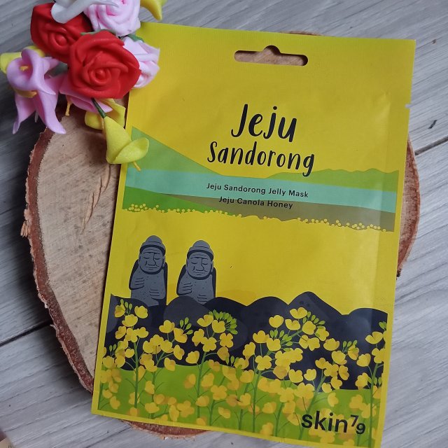 SKIN 79 Maska do twarzy w płacie, Jeju Sandorong, Jelly Mask, Jeju Canola Honey