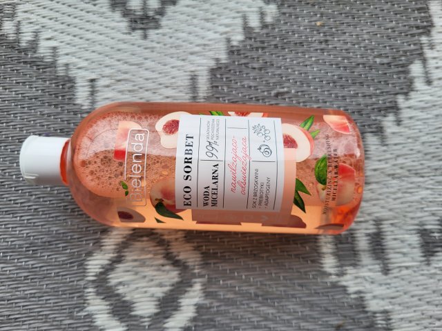 Bielenda Eco Sorbet,  Woda micelarna, Nawilżająco-odświeżająca, Brzoskwinia