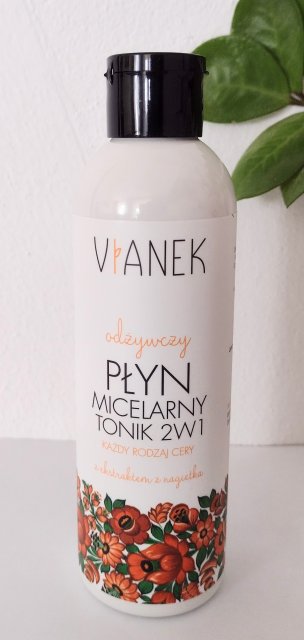 Sylveco Vianek, Płyn micelarny - tonik 2 w 1, Odżywczy, Ekstrakt z nagietka