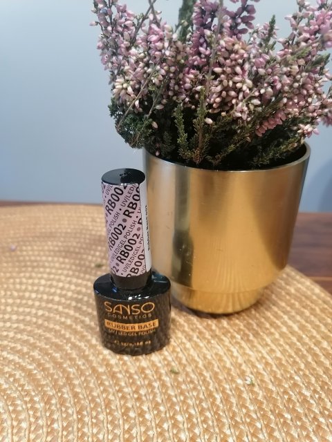 Sanso Cosmetics Baza kauczukowa z drobinkami