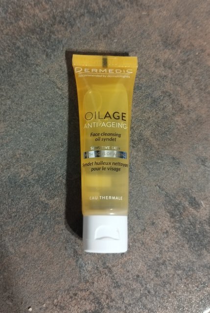 Dermedic Oilage, Anti-Ageing, Olejowy syndet do mycia twarzy