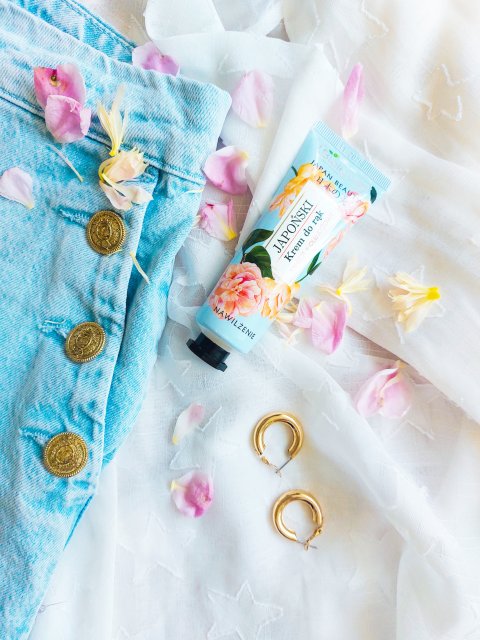 Bielenda Japan Beauty, Krem do rąk, Japoński, Nawilżenie, Kamelia + olej ryżowy