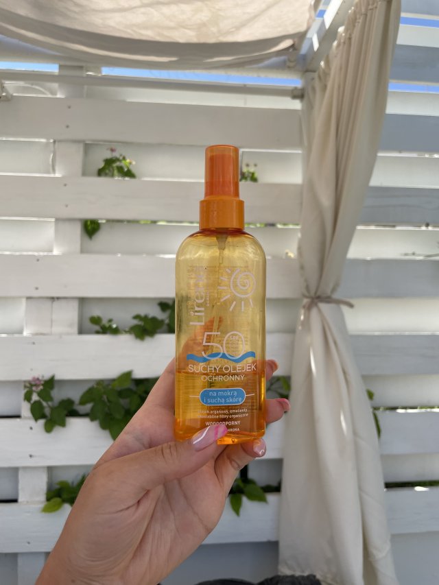 Lirene Suchy olejek ochronny, SPF50, Na mokrą i suchą skórę