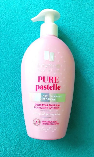 AA Intymna, For Girls, Emulsja do higieny intymnej, Pure Pastelle, Delikatna