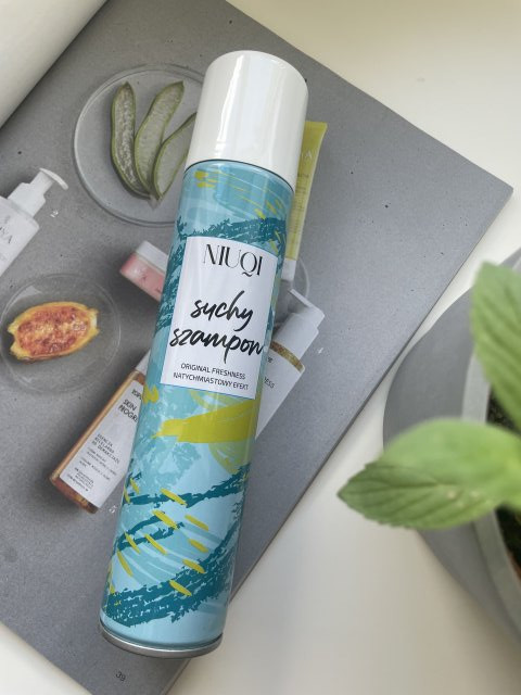 NIUQI Suchy szampon do włosów, Original Freshness