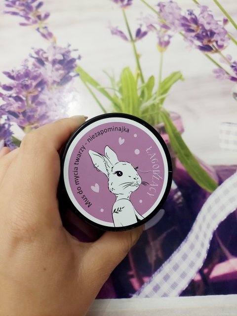 LaQ Mus do mycia twarzy, Łagodzący, Niezapominajka 