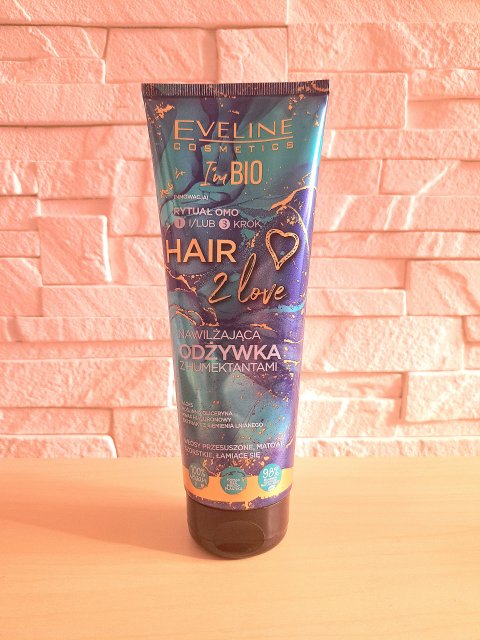 Eveline  I'm Bio, Hair 2 Love, Odżywka do włosów, Humektantowa, Nawilżająca, Włosy przesuszone, matowe, szorstkie i łamiące się