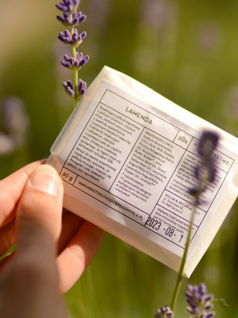 Ministerstwo Dobrego Mydła Półkula do kąpieli, Lawenda