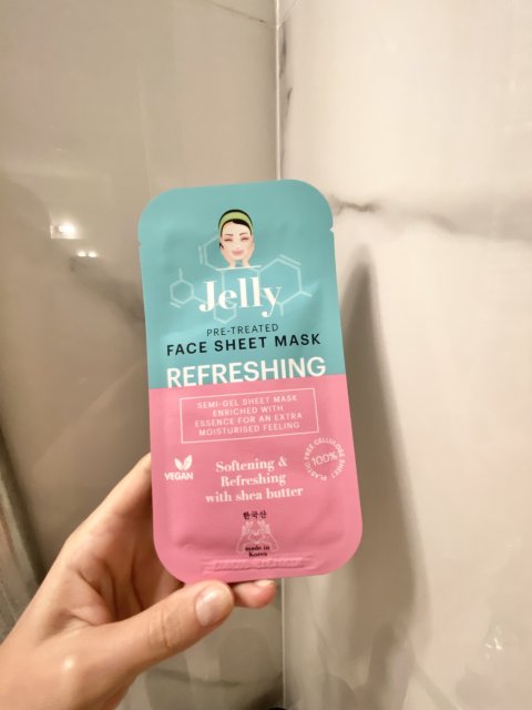 Maxbrands Marketing B.V. Jelly, Maska do twarzy w płacie, Galaretkowa, Refreshing