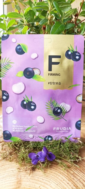 Frudia Maska do twarzy w płacie, My Orchard Squeeze Mask, Acai Berry