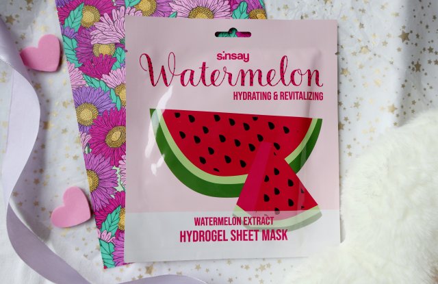 SINSAY Maska na twarz, Hydrożelowa, Watermelon Extract