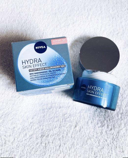 Nivea Hydra Skin Effect, Żel do twarzy, Na dzień, Czysty kwas hialuronowy