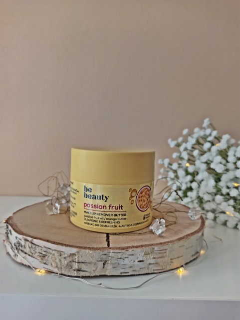BeBeauty Care, Passion Fruit, Masełko do demakijażu, Olej z marakui i masło mango 