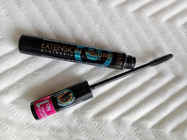 Eveline Extension Volume 4D False Definition Waterproof Mascara, Tusz do rzęs