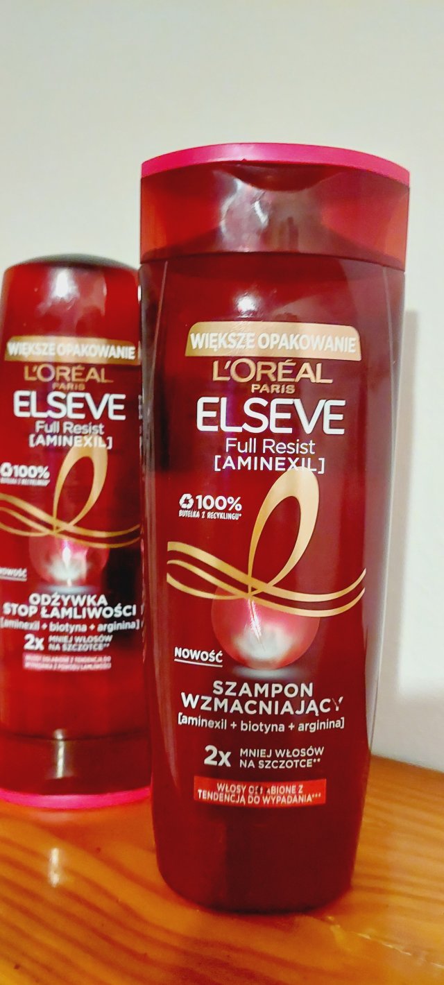 L'Oréal Elseve, Full Resist, Szampon do włosów, Wzmacniający, Biotyna, Witamina B5, Arginina