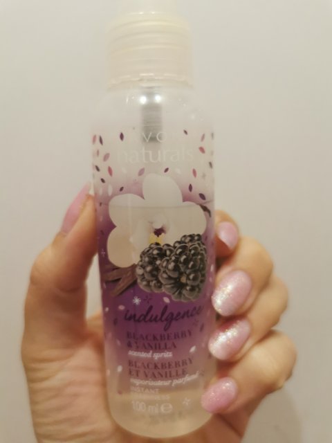 Avon Naturals, Mgiełka do ciała, Jeżyna i wanilia