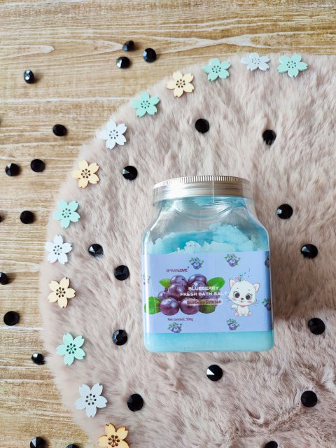 Sersanlove Peeling do ciała solny, Borówka 