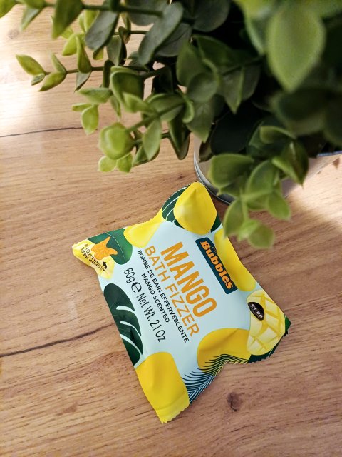 PS... Kula do kąpieli, Bath Fizzer, Musująca, Mango