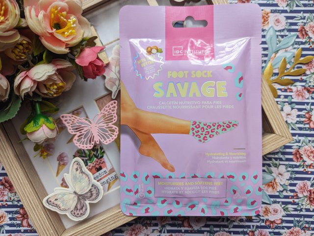 IDC Institute Maska do stóp w formie skarpetek, Foot Sock Savage