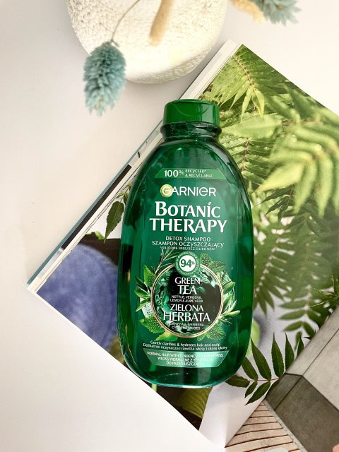 Garnier Botanic Therapy, szampon do włosów, zielona herbata 