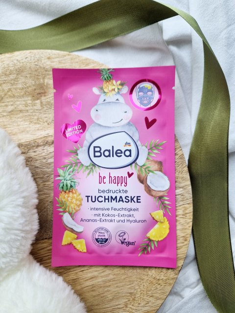 Balea Maseczka do twarzy w płacie, Be Happy