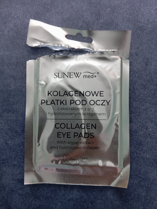 SUNEW med+, Płatki pod oczy, Kolagenowe, Z algami i hydrolizowanym kolagenem 