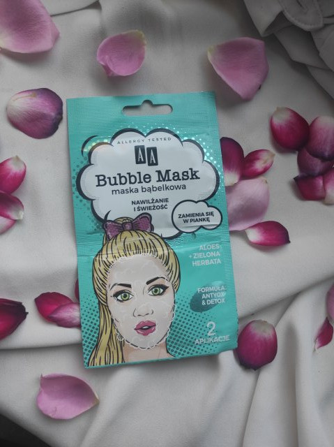Bąbelkowa maseczka nawilżająca AA