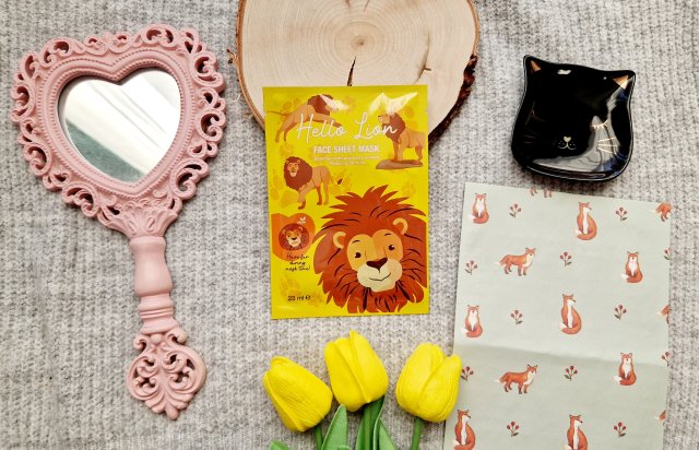 Maxbrands Marketing B.V. Face Sheet Mask, Maseczka do twarzy w płacie, Hello Lion