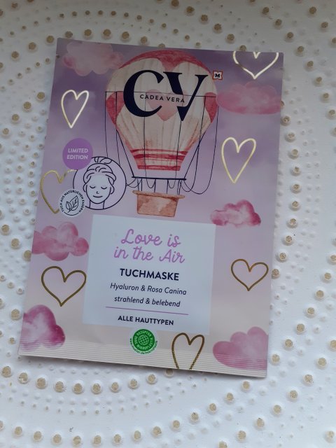 CV CadeaVera Maseczka do twarzy w płacie, Love is in the Air