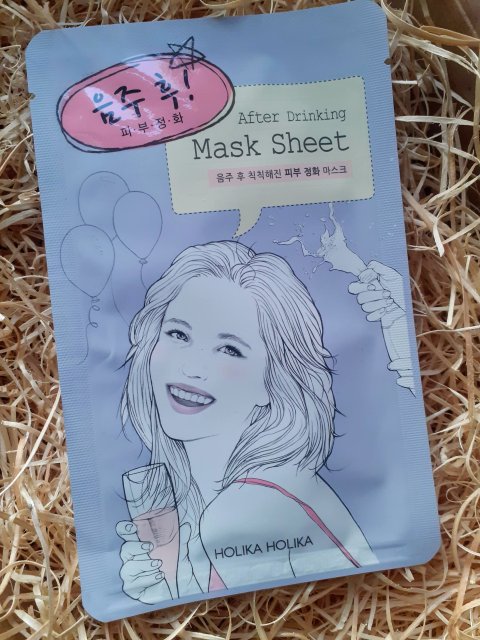 Holika Holika Maska do twarzy w płacie, After Drinking