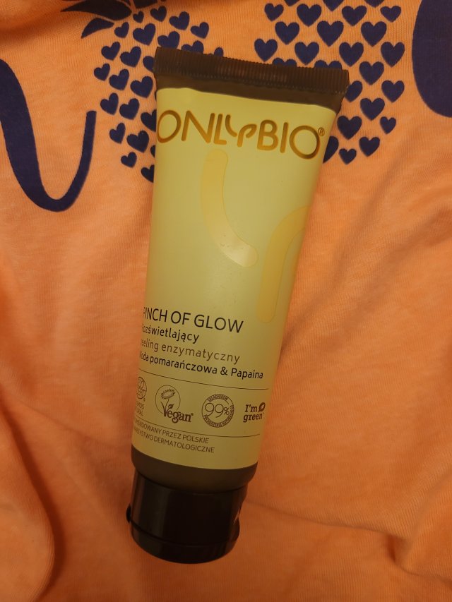 OnlyBio Peeling do twarzy, Enzymatyczny, Rozświetlający, Pinch Of Glow