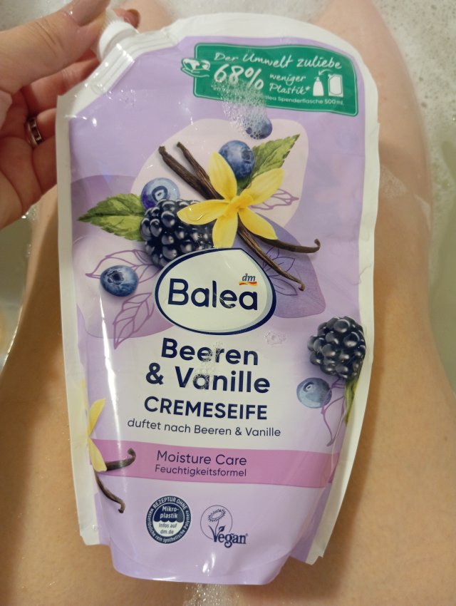 Balea Mydło w płynie, Jagody i wanilia