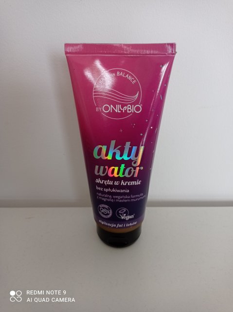 OnlyBio Hair in Balance, Aktywator skrętu w kremie, Bez spłukiwania