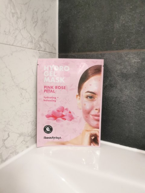 The Beauty Dept. Maseczka do twarzy w płacie, Hydrogel Mask, Pink Rose Petal, Hydrating + Balancing