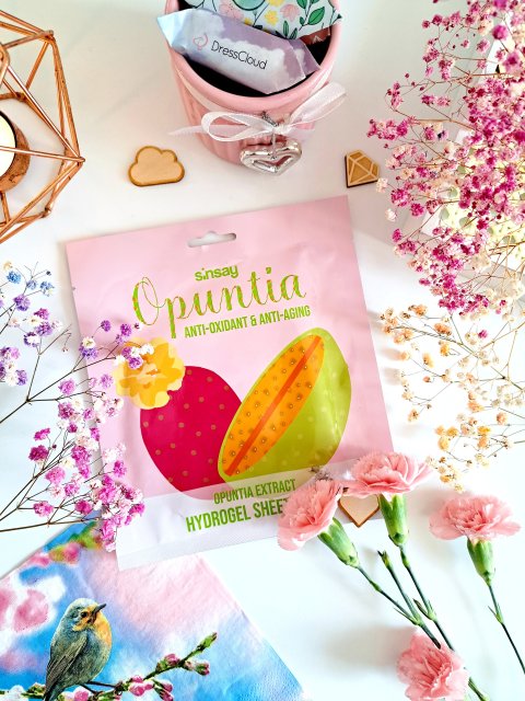 SINSAY Maska do twarzy w płacie, Hydrożelowa, Opuntia Extract